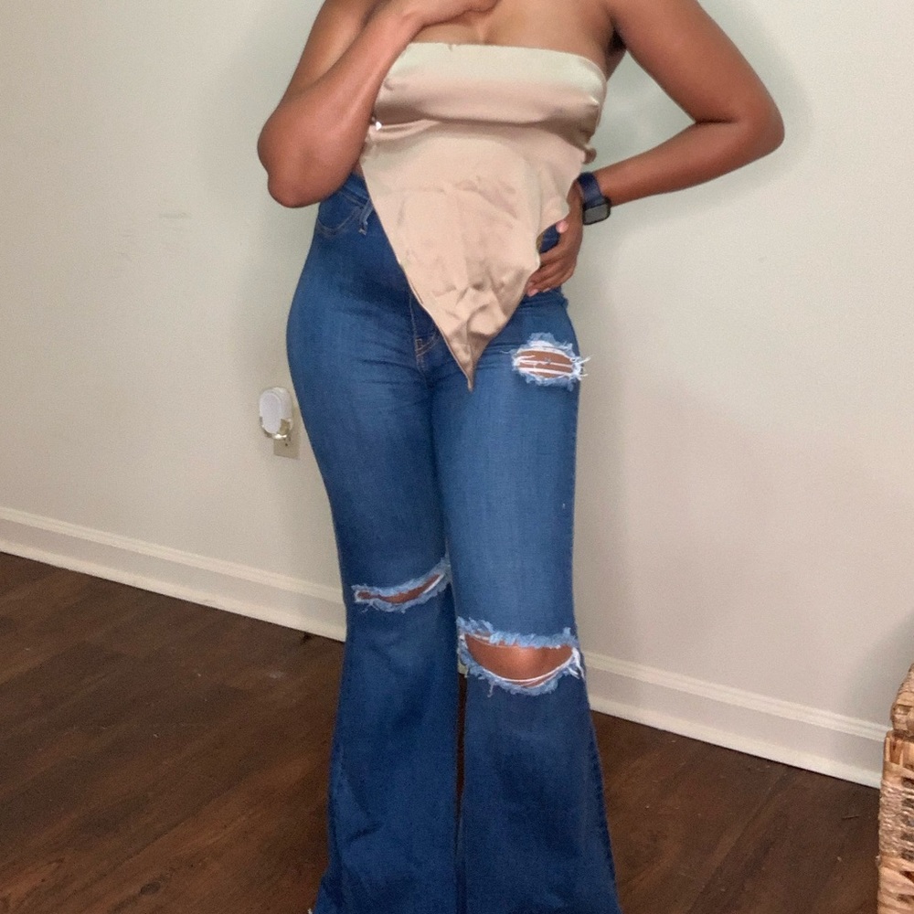 Satin Bandana top